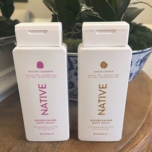 New Native body wash- 2 bottles